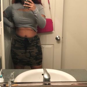 Camo skirt